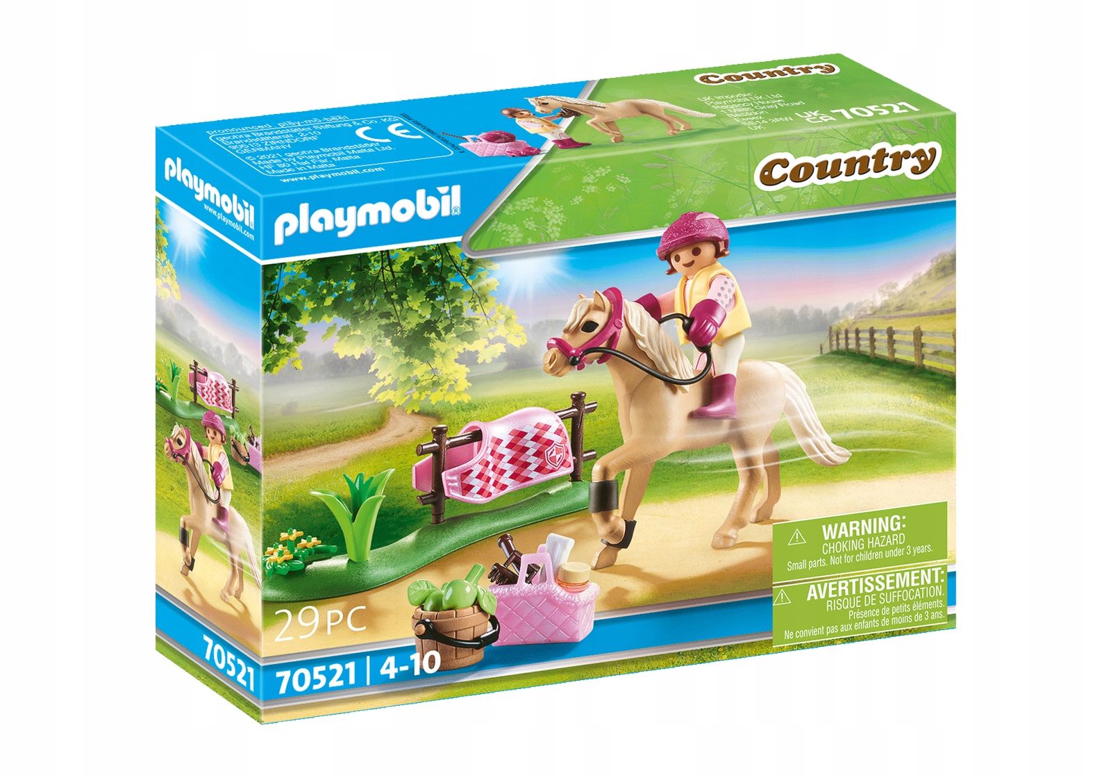  Komplektas playmobil 71423 automobilis su nameliu ant ratų