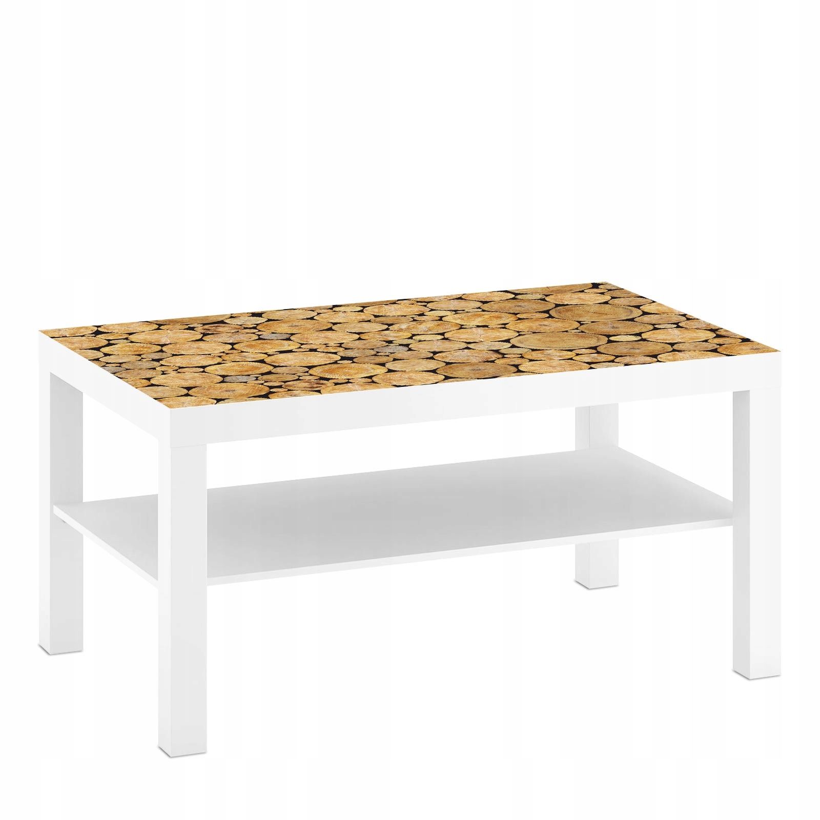  Laminovaná samolepka pro stůl káva ikea lack 90x55 cm trojúhelníky dřevo