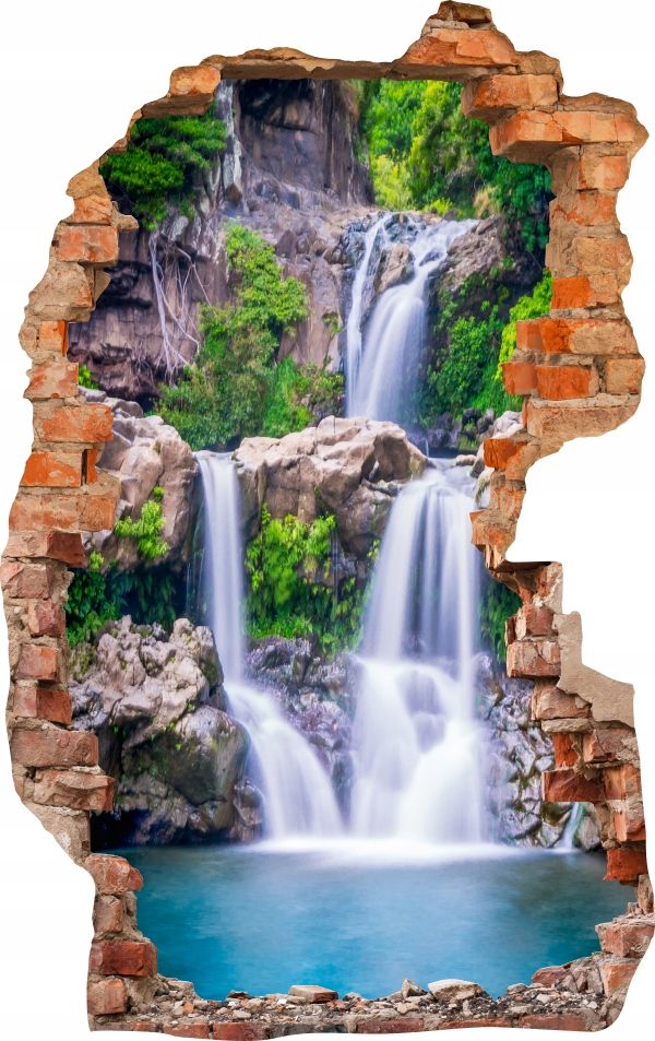  Sienas uzlīmes foto tapetes caurums 688 daba