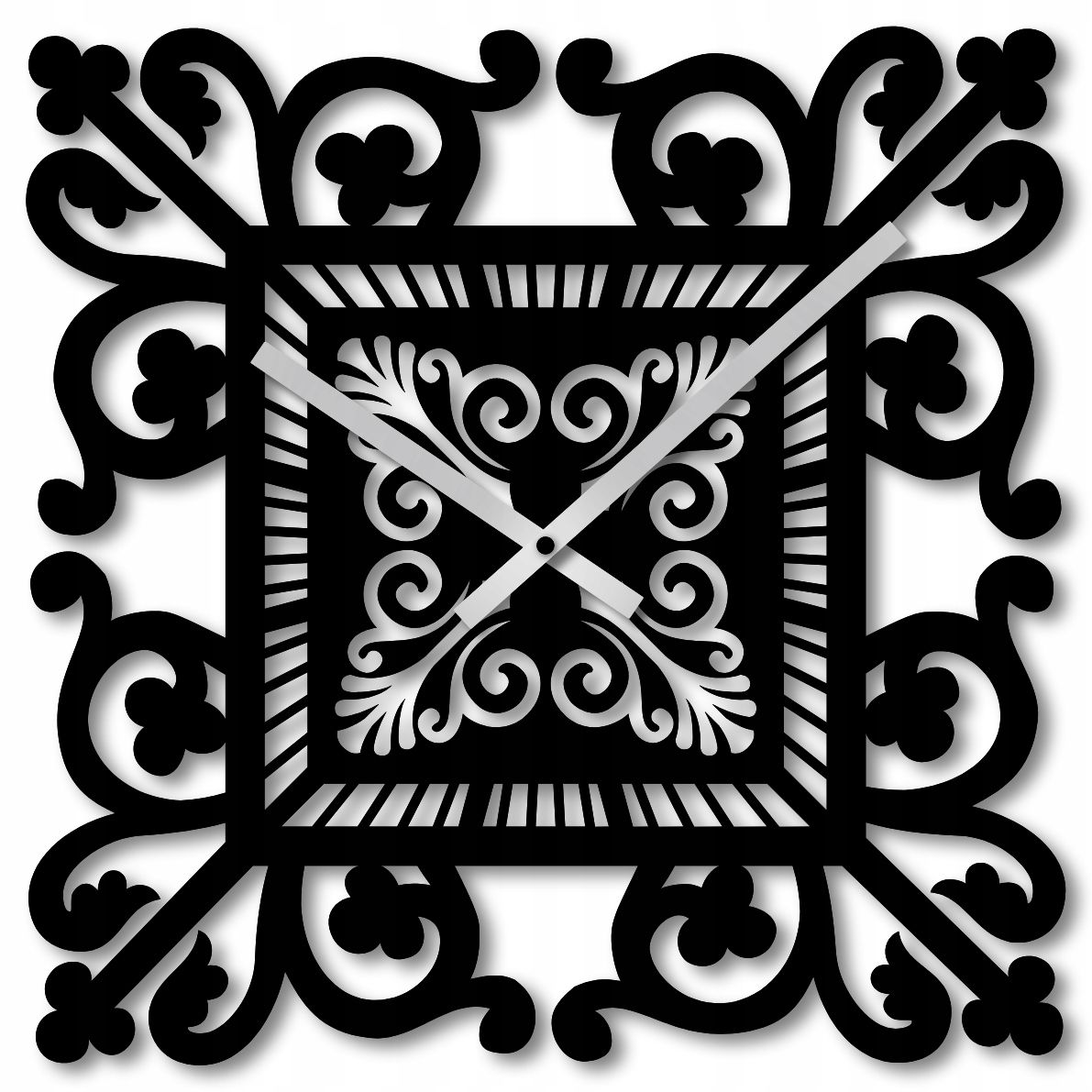  Wall clock 60 cm clock on the wall big clock openwork classic big numbers