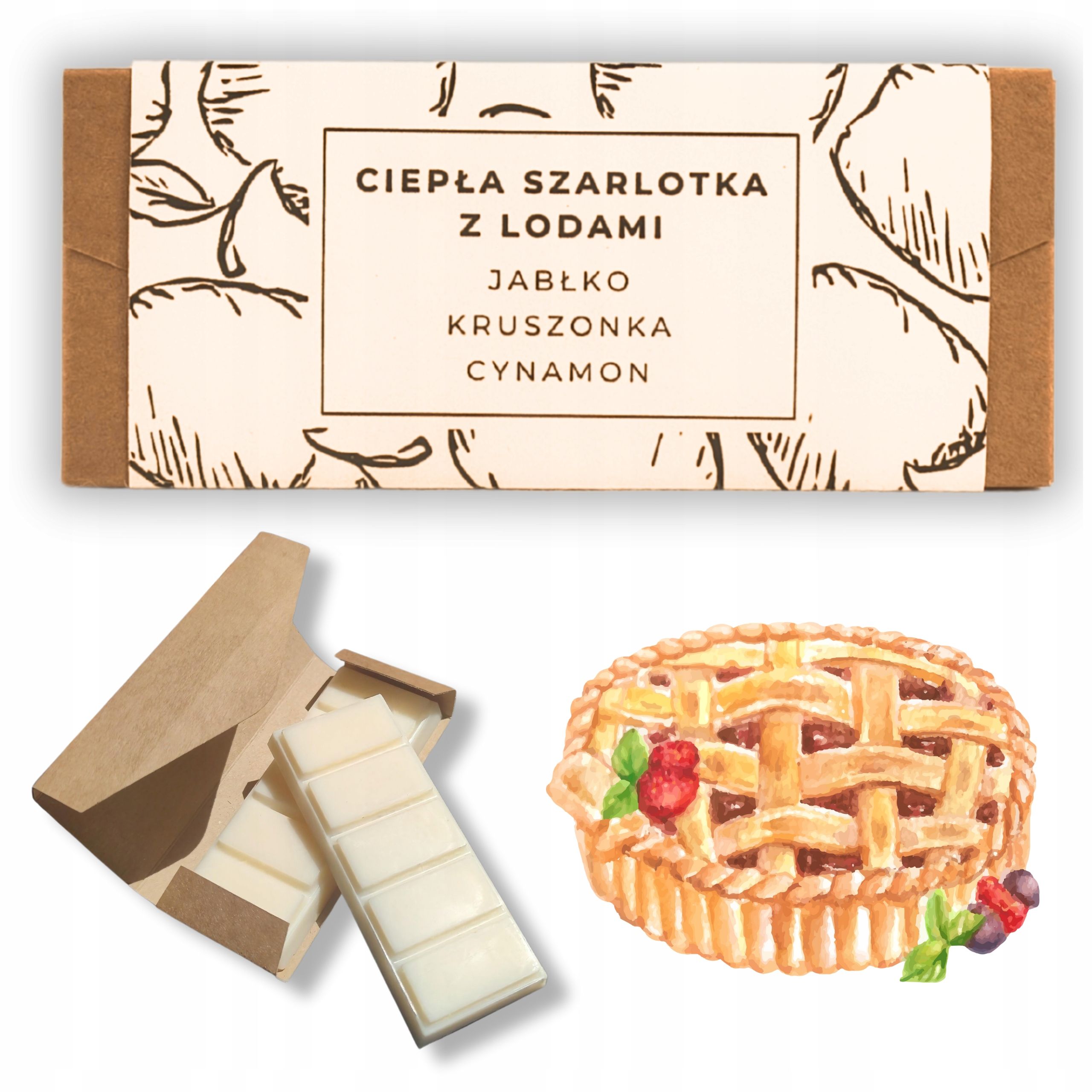  Sojas vasks kamīnam – rum & kokosrieksts, ilgstoša, intensīva smarža