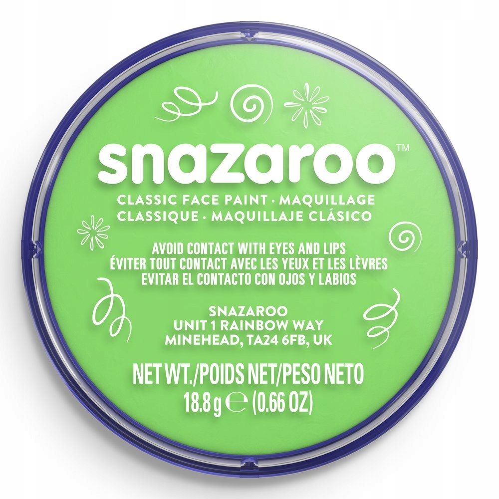  Soubor 8barvy x 18ml malovat pro malování na obličej malovat 1172039 malovat snazaroo