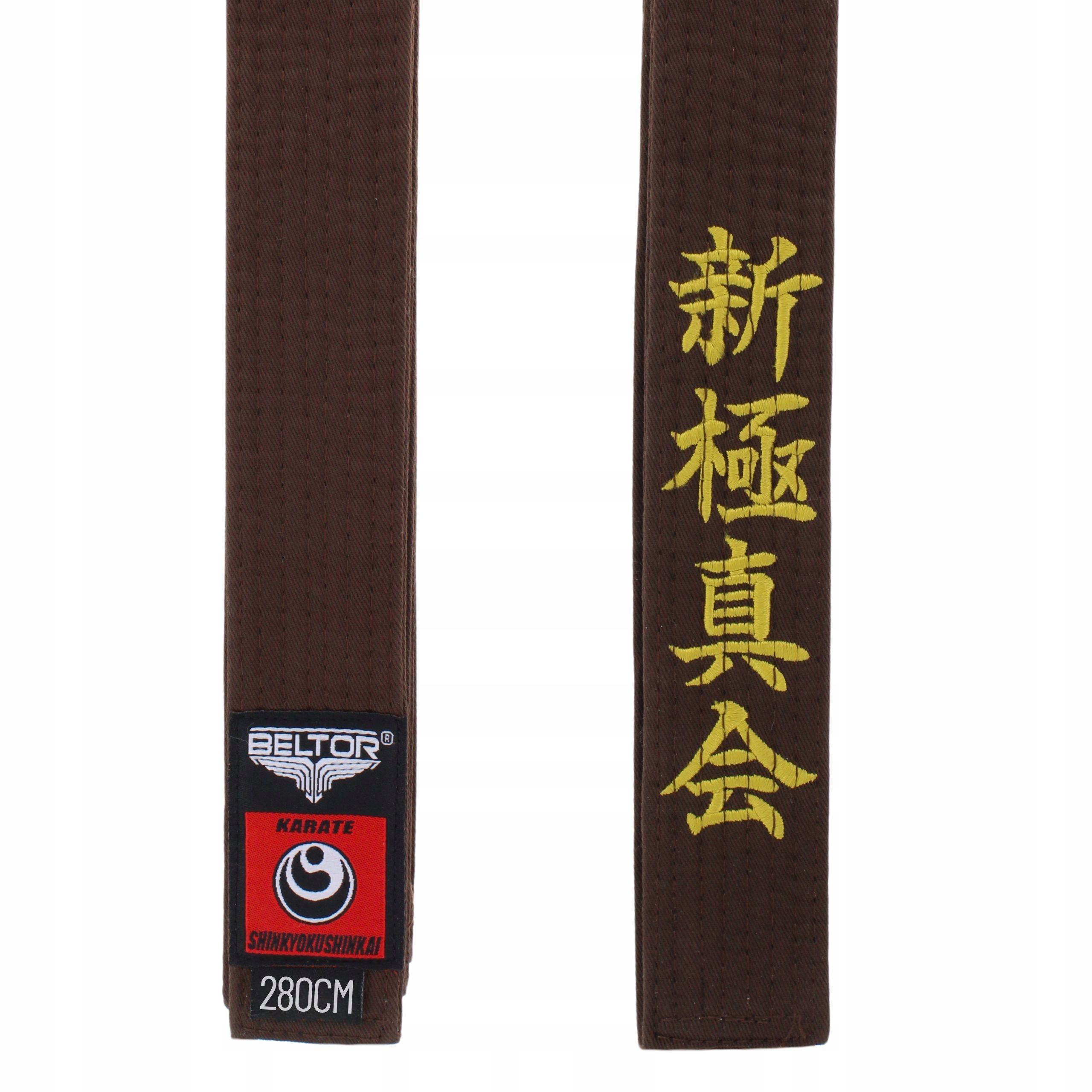  Beltor blau gürtel karate shinkyokushinkai mit stickerei in karategi 200 cm
