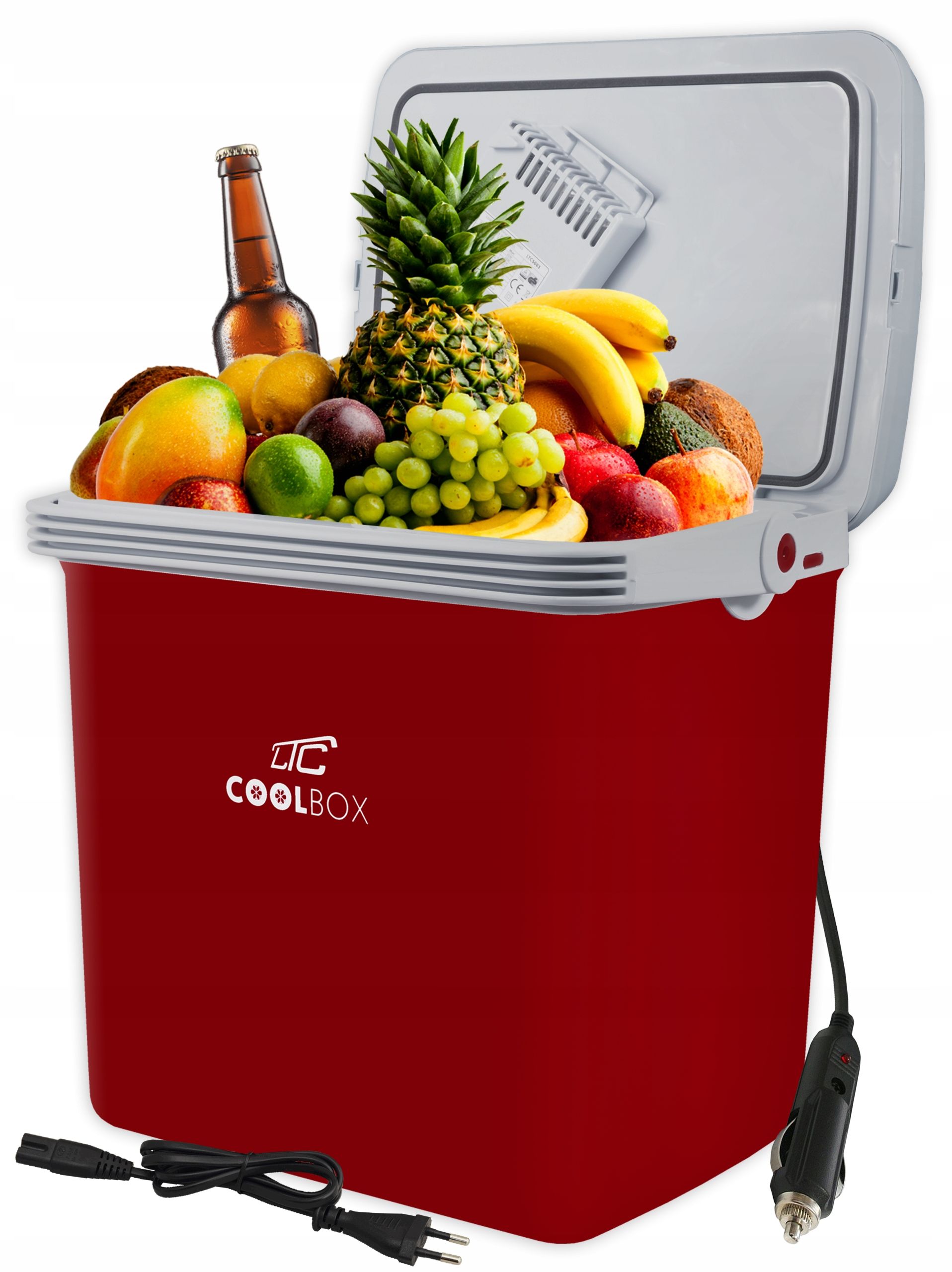  Ceļojumu ledusskapis automašīna 12v/230v usb 32l xxxl funkcija apkure