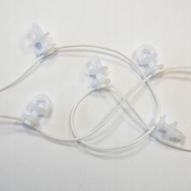  Zips wave očko s lanom 8cm sústava wave bialy