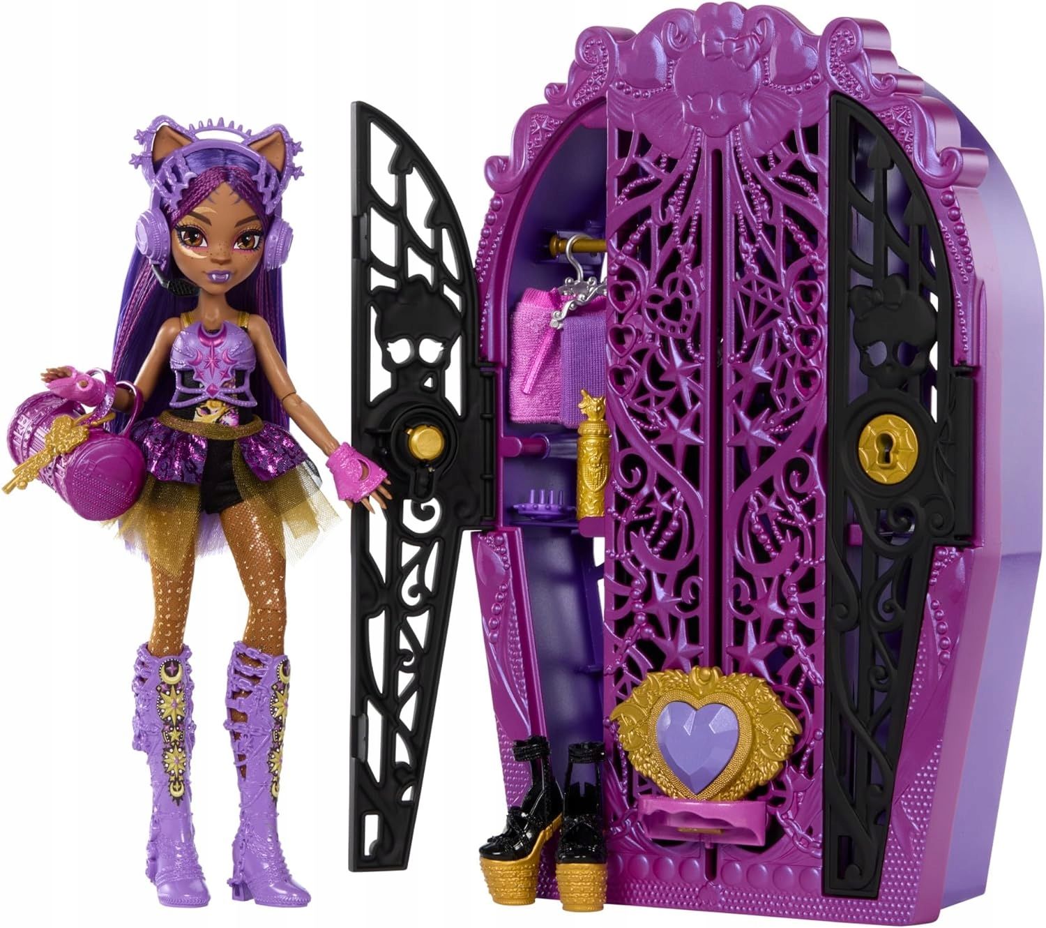  Monster high straszyskrety panenka veus mcflytrap šatník 125 formace