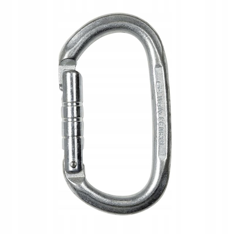  Plieninis karabinas kavos aparatas ct - pillar cf sidabras 30kn 110x61mm 163g en12275