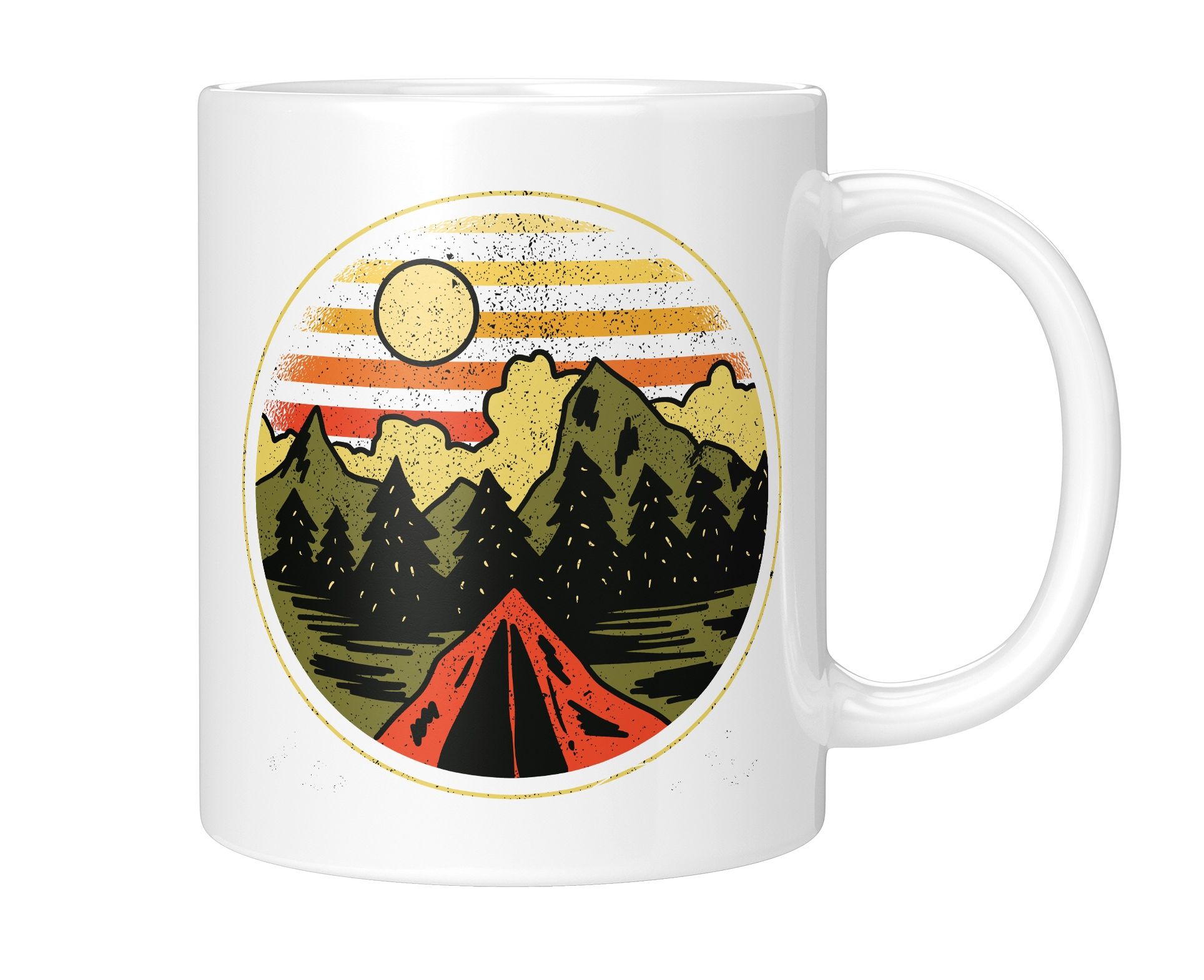  Keramikbecher 330 ml sommer sanduhr