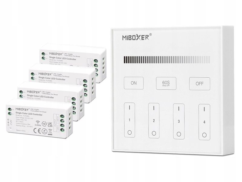  Wifi zonų valdiklis milight led fut035w | cct