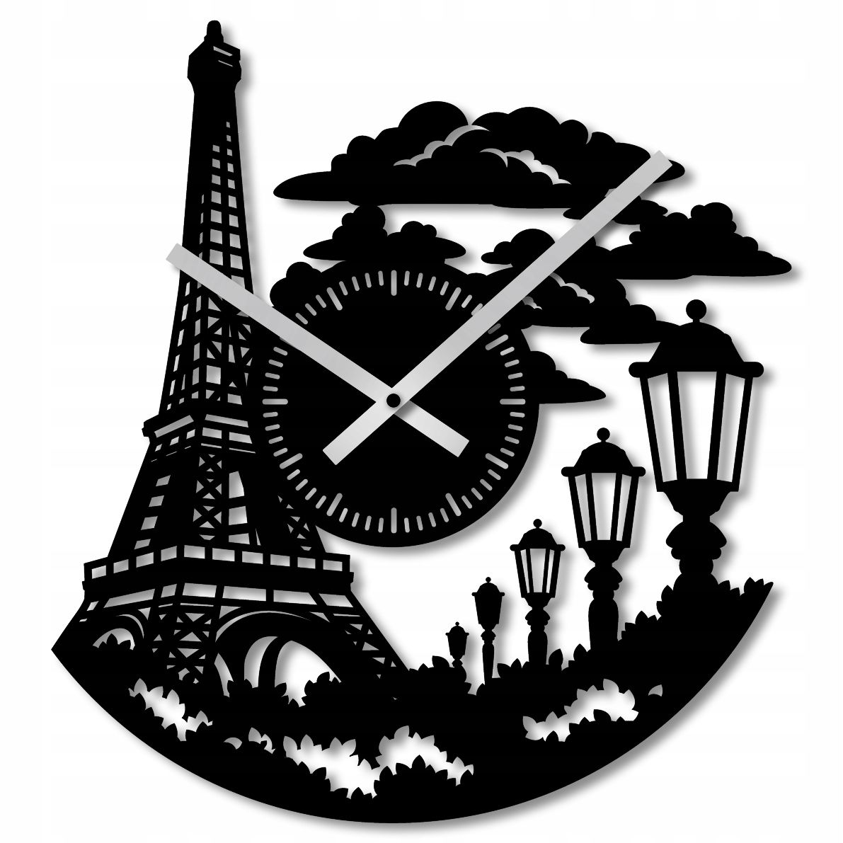  Wall clock 60 cm clock on the wall big clock openwork classic big numbers