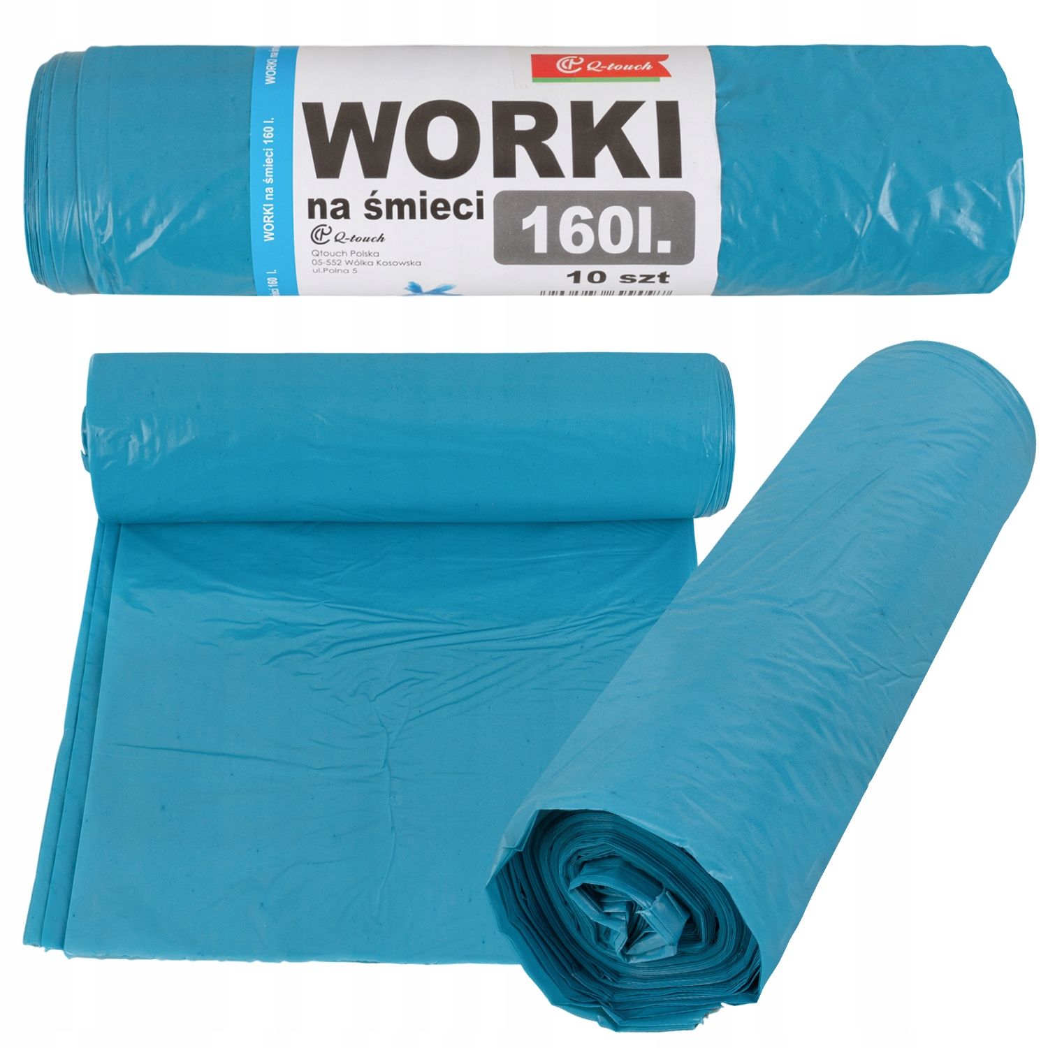  Vrecia na odpadky odpad ldpe trvanlivé trvanlivé 240l modrý 10 ks.