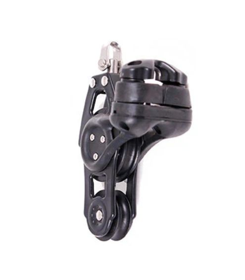  Mounting block 57 mm lock+ viscosity+ spinner + hook