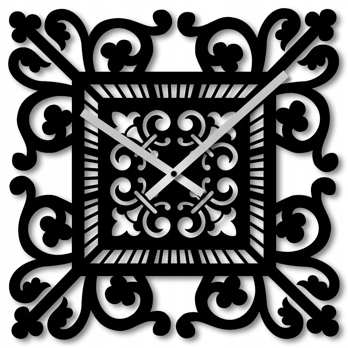  Wall clock 60 cm clock on the wall big clock openwork classic big numbers