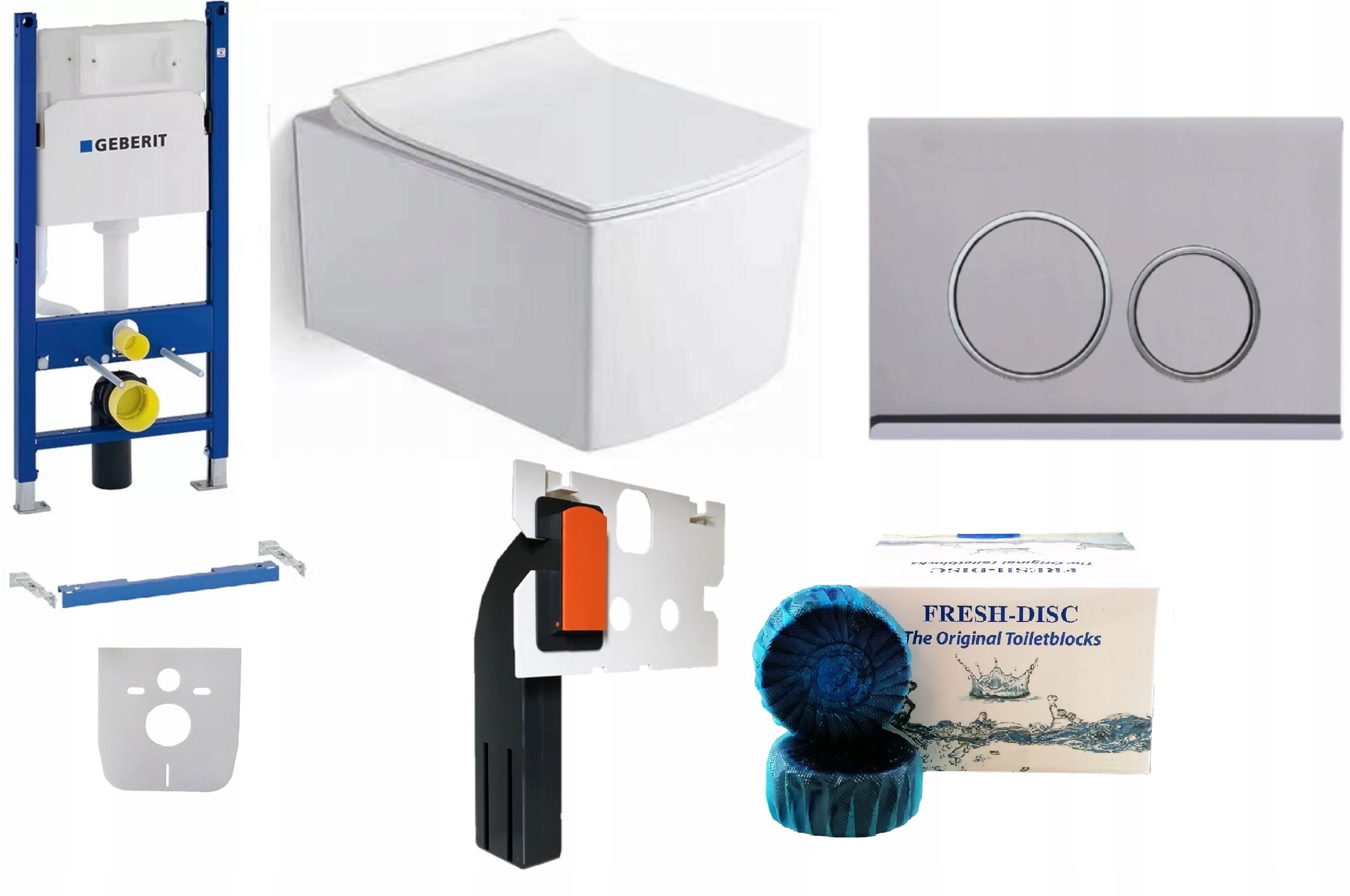  Wc rāmja komplekts geberit + atslēga + tualetes pods melns matēts + dēlis w/o+fresh