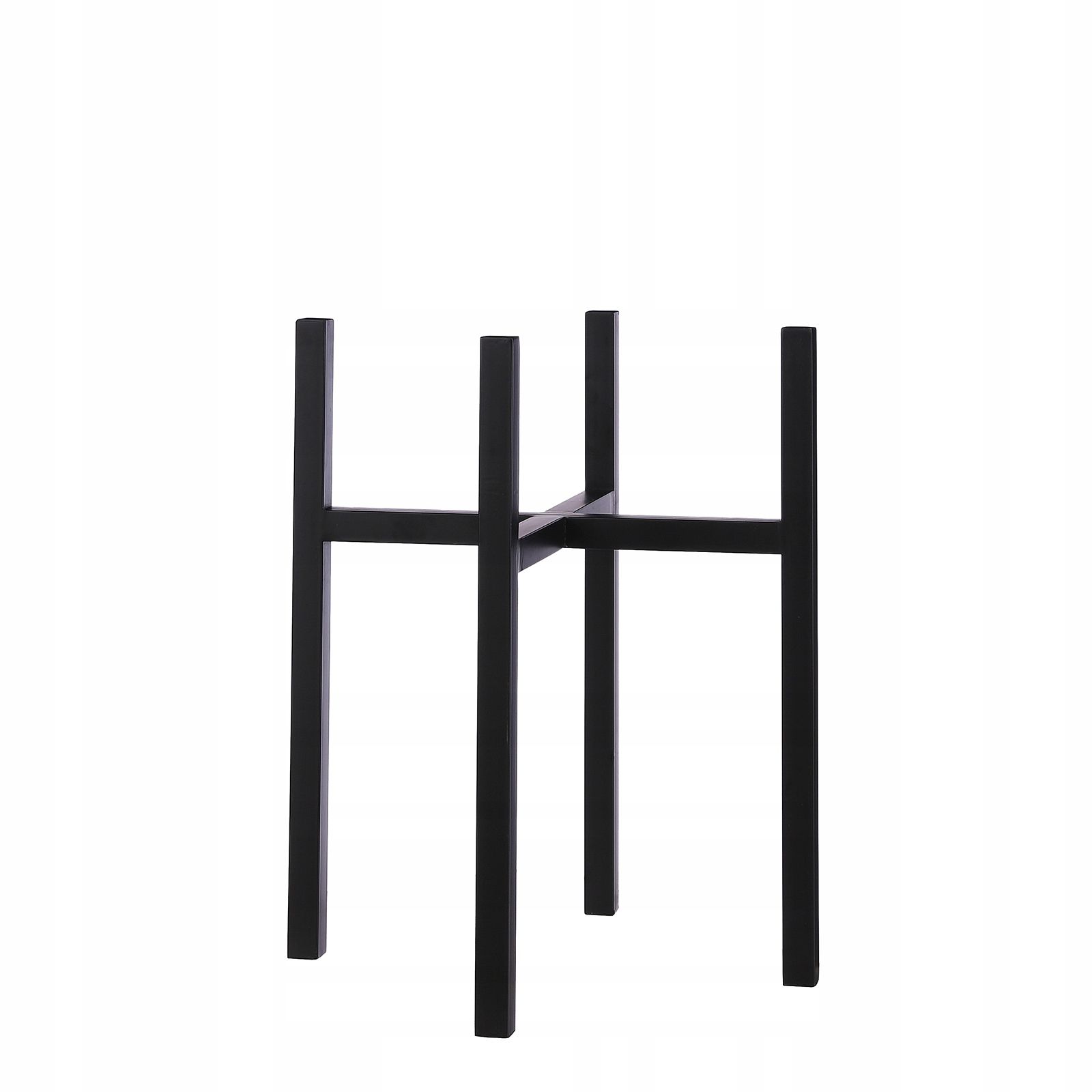  Didelis pastatomas gėlių stovas metalinis ascot xl 37x37/39 stovas gėlėms juodas ant oslonke