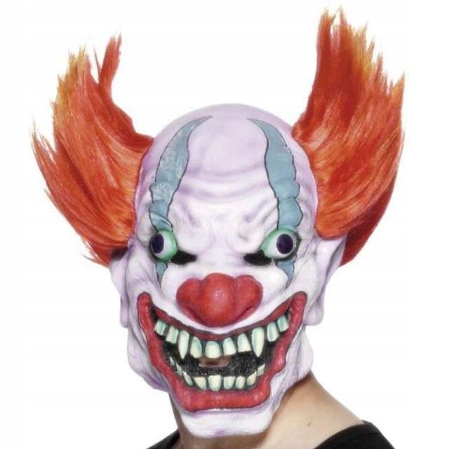  Maska vlkolak szara latex s kožušina horror