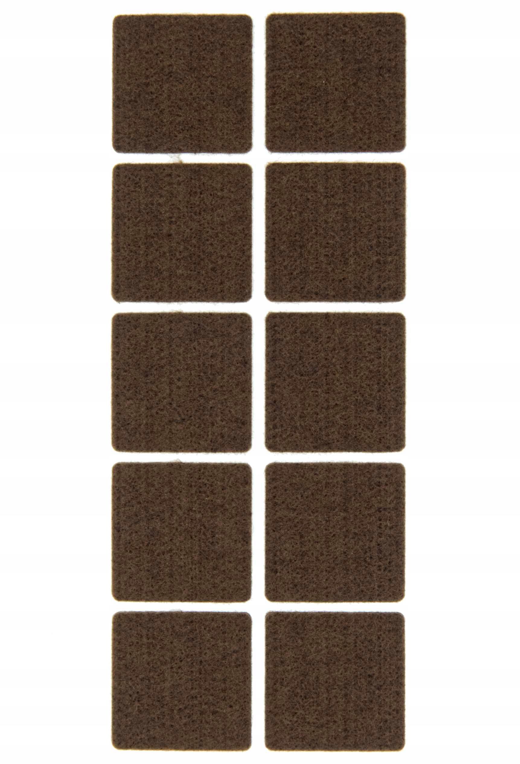  Tácek vyrobeno z plsti samolepící pod nábytkem list – 1 ks 100x200 mm brazowy