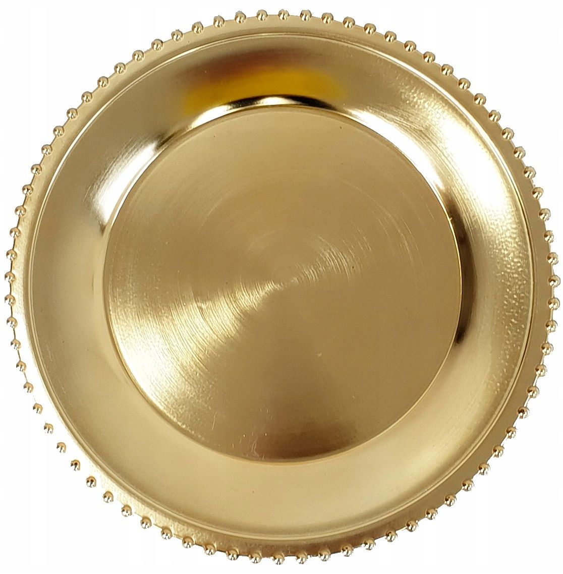  Decorative plate podstwka plastic under the plate gold o33 kp0647a