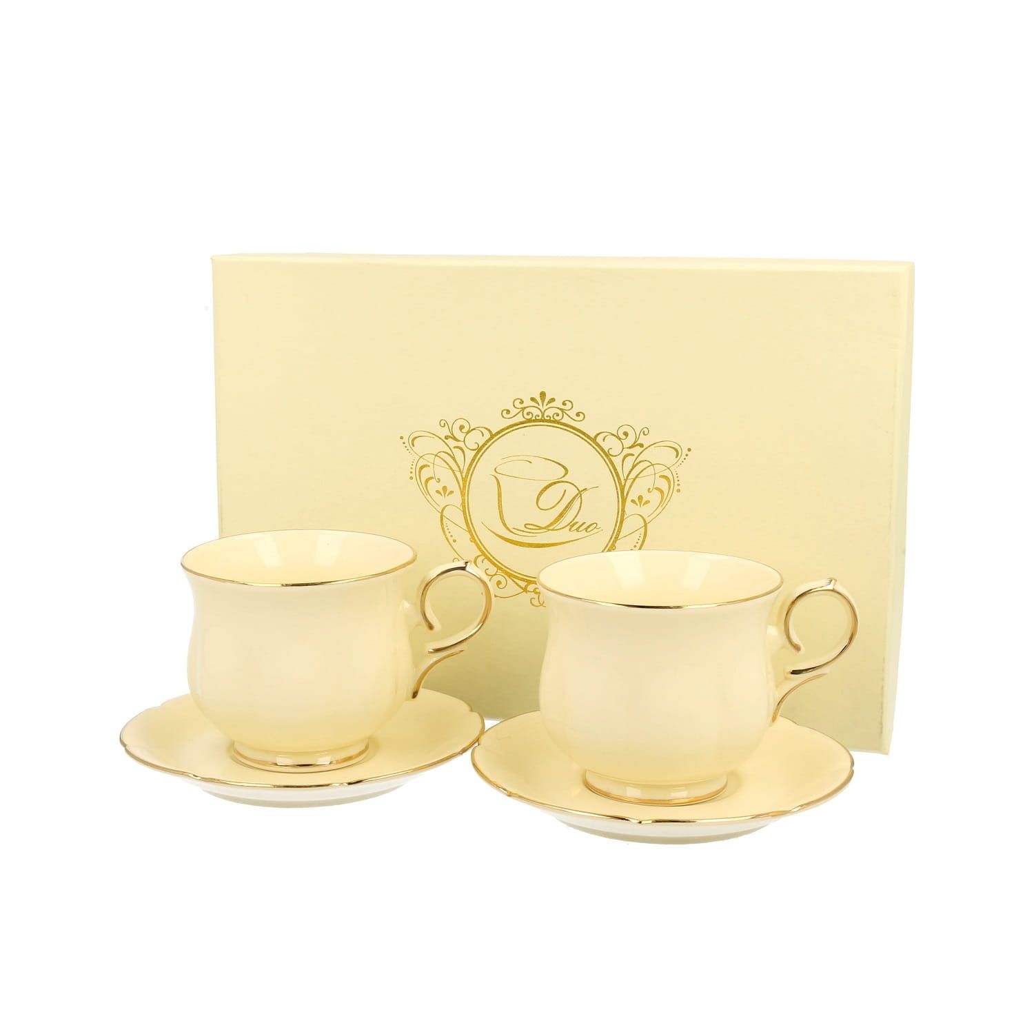  2 cups espresso with saucers safa