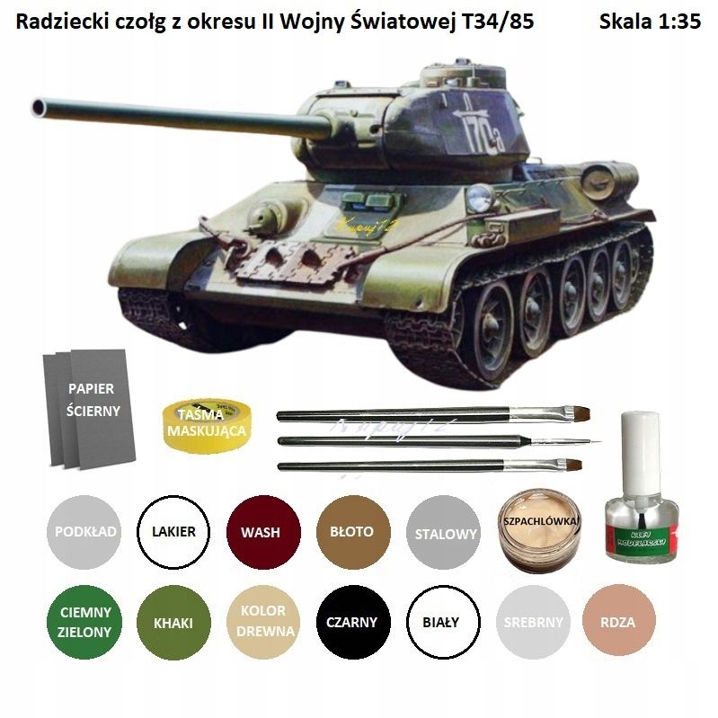  Modelis cisterna pantera tank panther type g + akrila krāsas modeļiem. aksesuāri