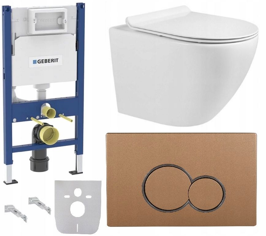  Wc rāmja komplekts geberit + atslēga + tualetes pods melns matēts + dēlis w/o+fresh
