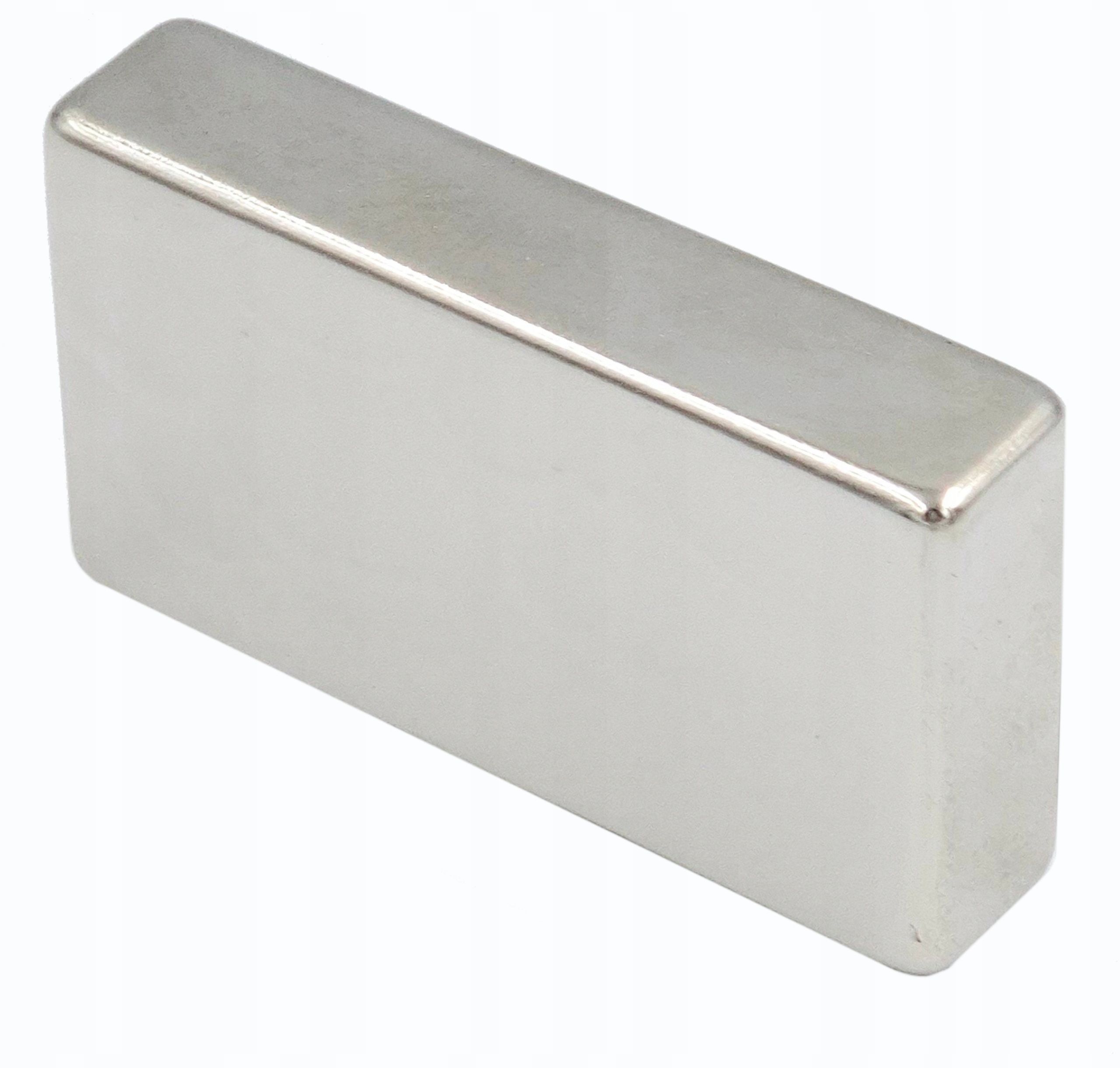  Stačiakampis neodimio magnetas 50x20x5 mm - 5 kompiuterių. / neodimio magnetai / tvirtas