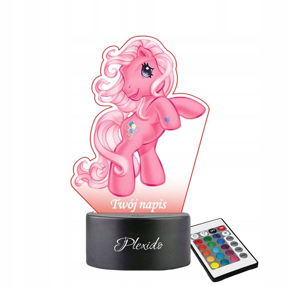  Öine valgus trükiga uv led muinasjutt lastele my little poni daamid