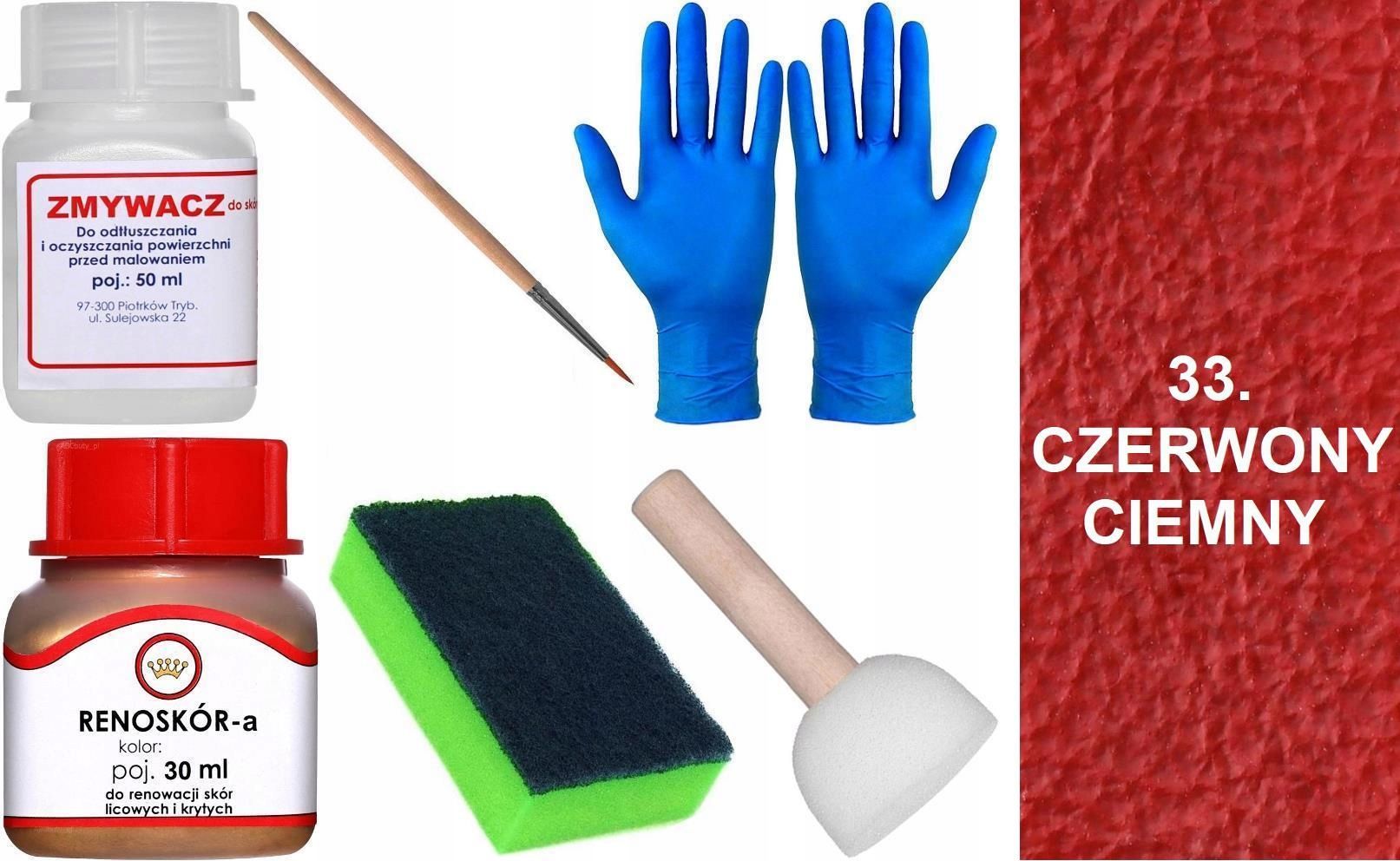  Krējuma garša 5 renoskor kopa renovācijai graudaina āda krāsu tīrāks mix