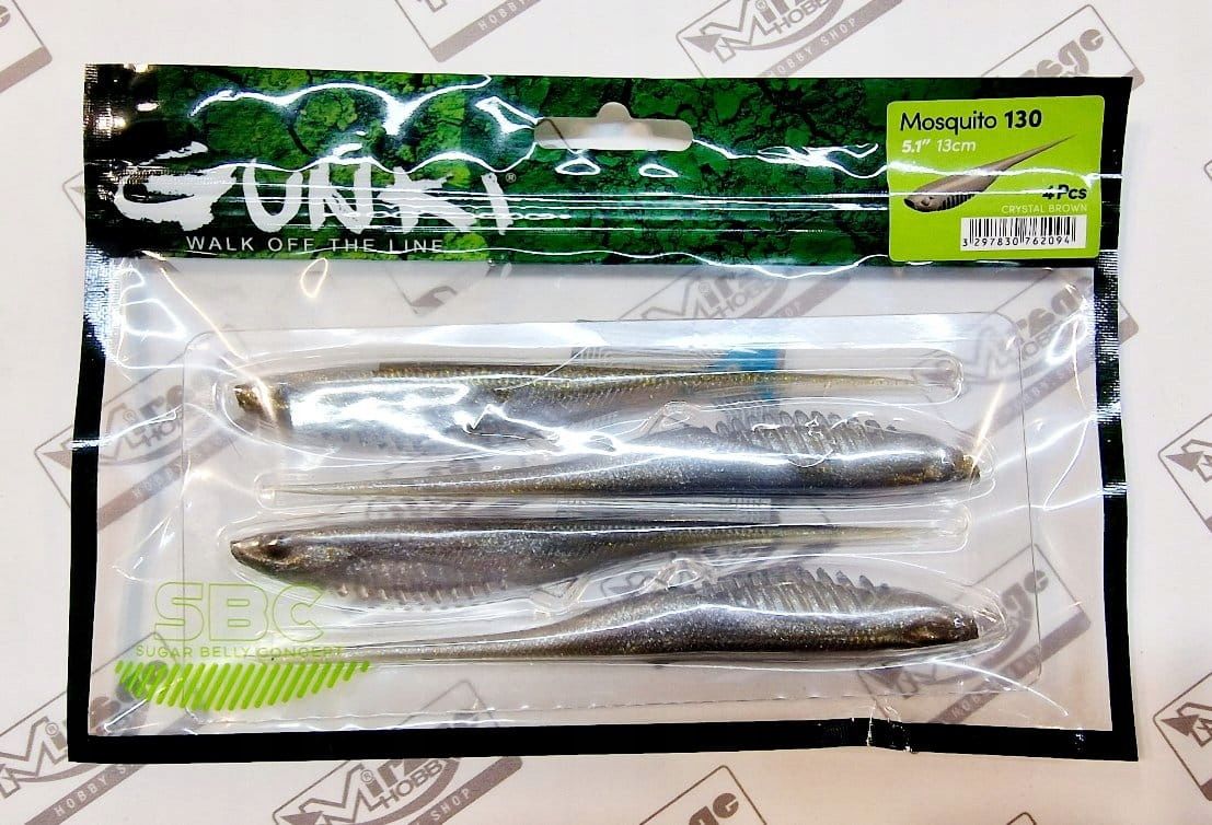  Norīt gunki kiddy 4"(10cm) - salt & pepper (op. 5 gab.) [52683]
