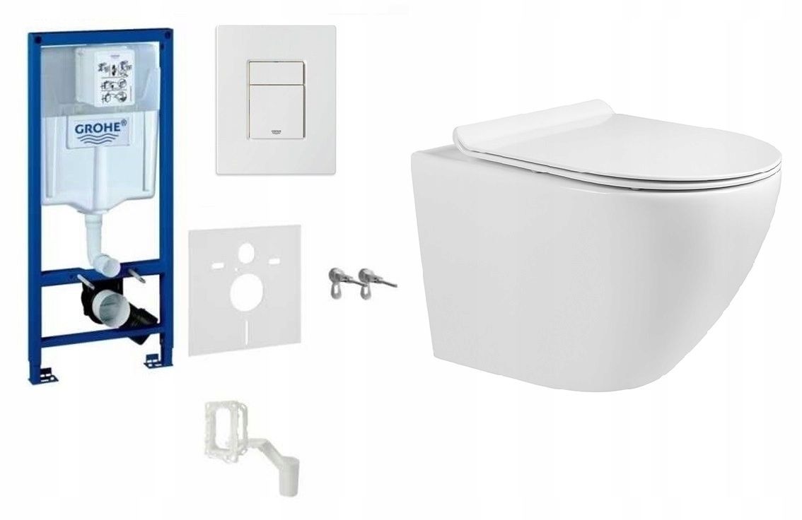  Wc rāmja komplekts geberit + atslēga + tualetes pods melns matēts + dēlis w/o+fresh