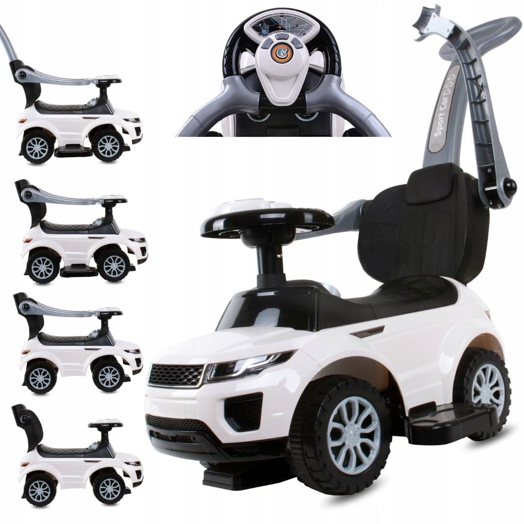  Kick scooter with push handle walker for children mercedes benz g pusher storage box sound