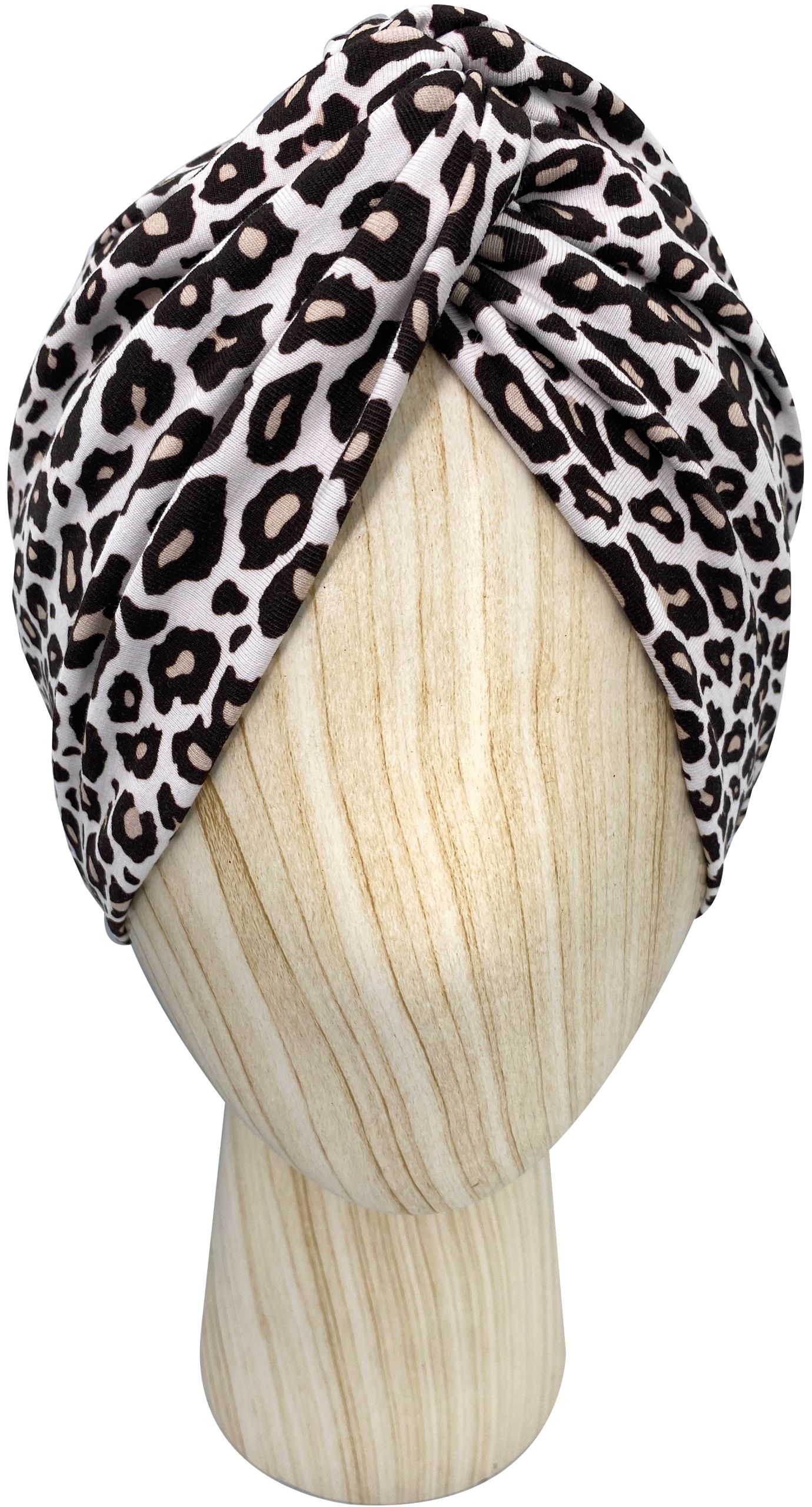  Mütze turban twist jersey baumwolle green lines onkologie