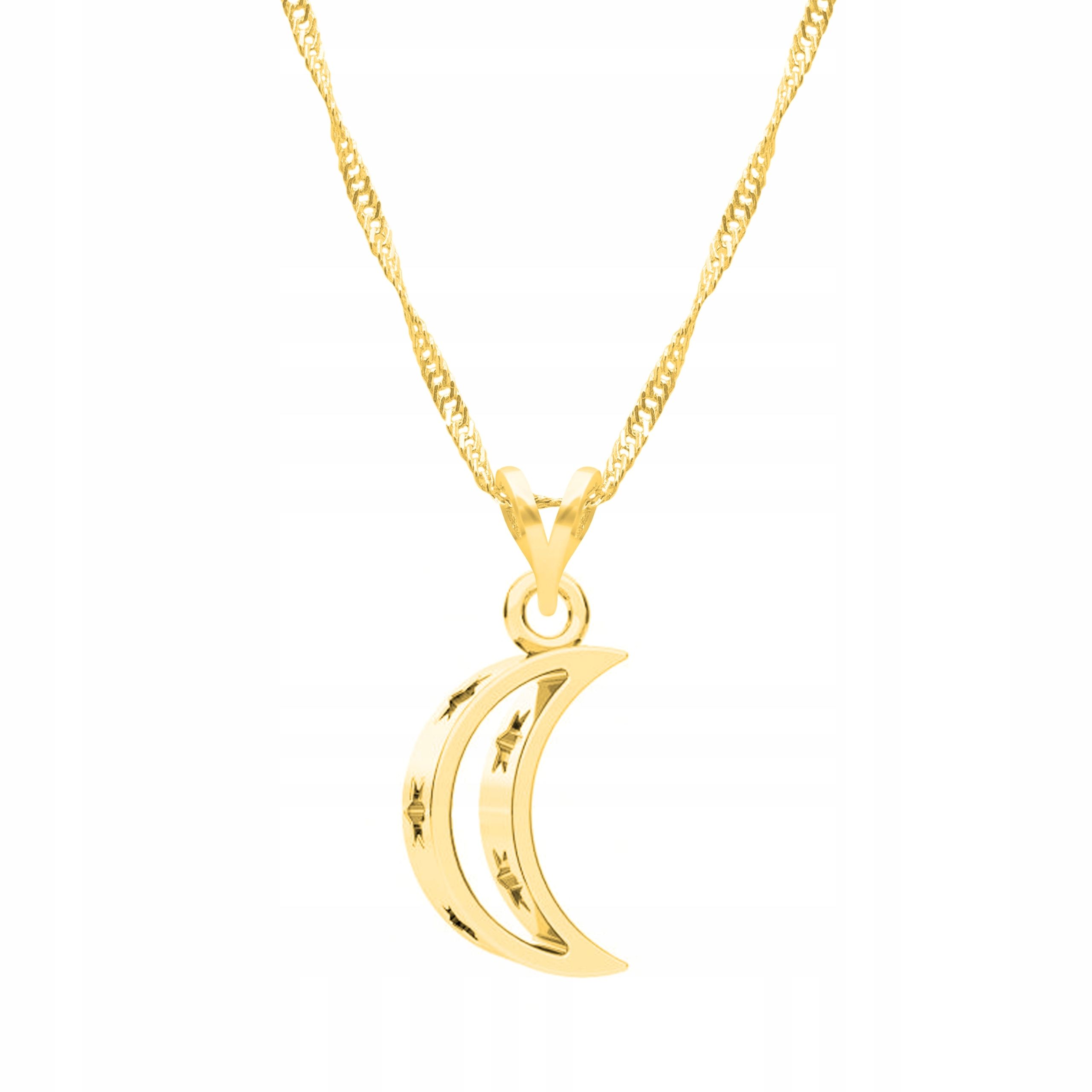  Goldkette halskette 925 mond hörner