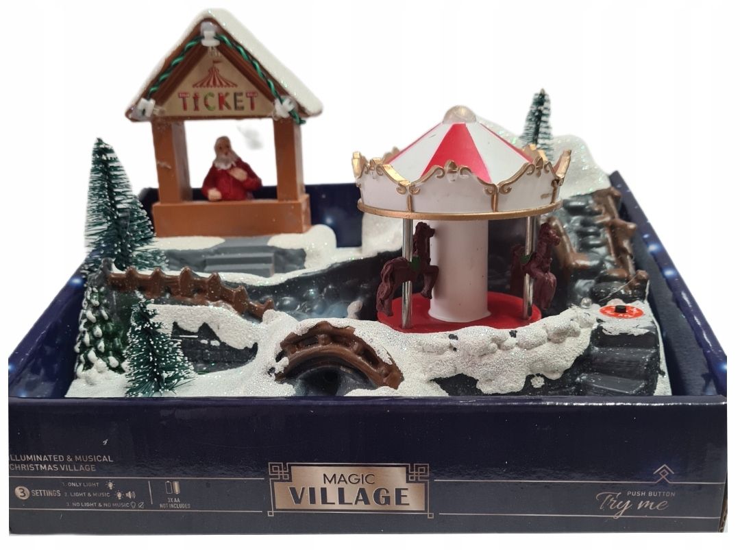 Küla jõulud magic village led 17 osad
