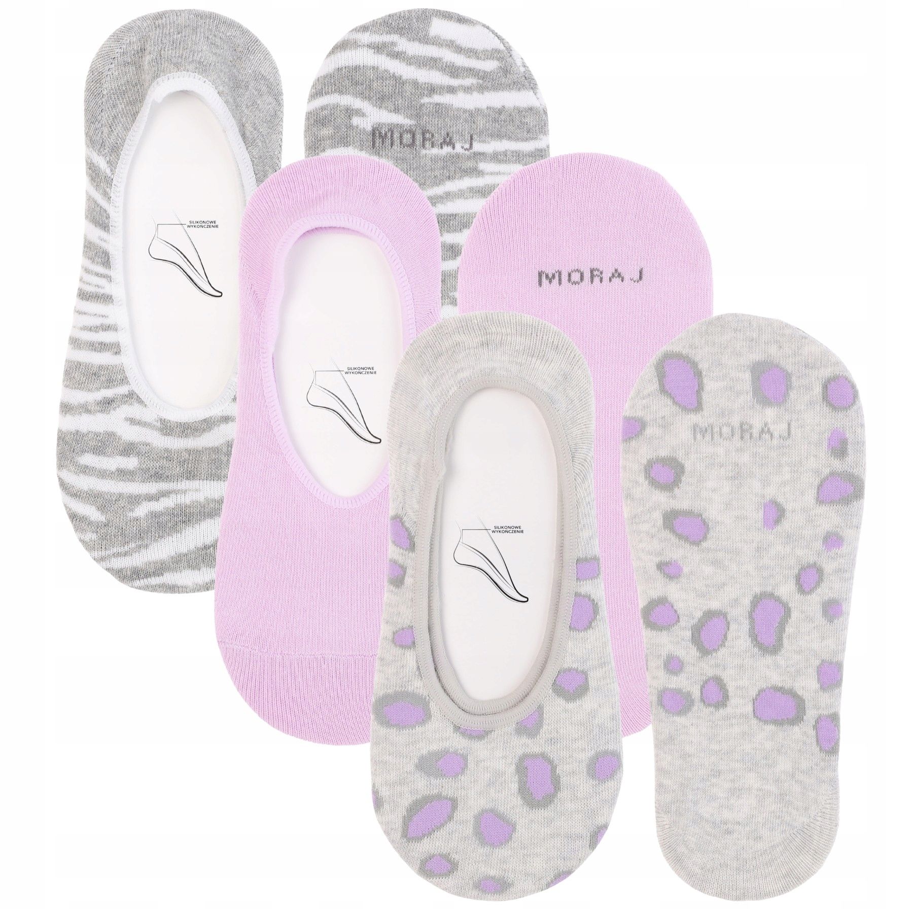  Füße damen moradsch socken ballerinas pommes popcorn pizza 3-paare 35-38