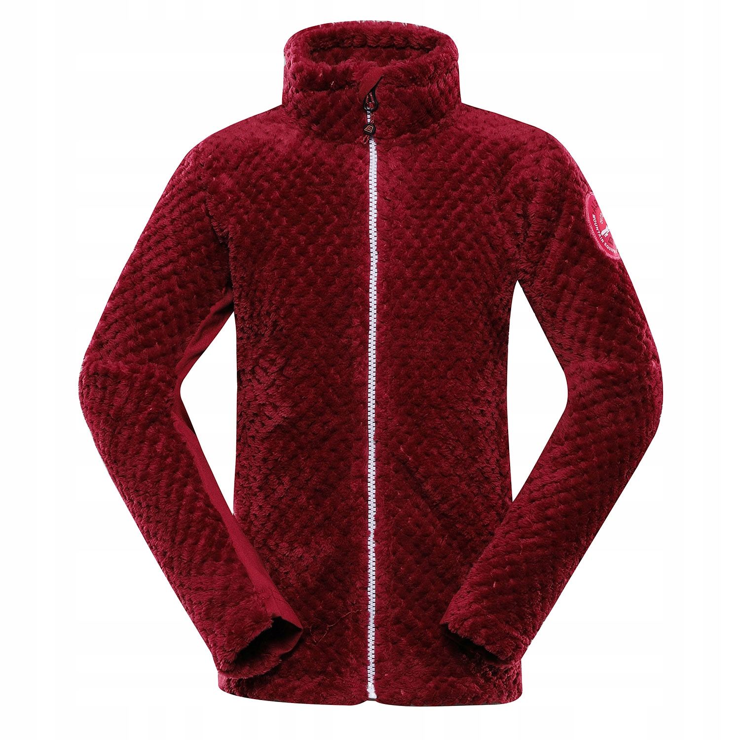  Alpine pro kinder fleecepullover lommo k.bordowy r.116-122