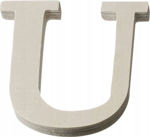  Vēstule koka 4 cm, y