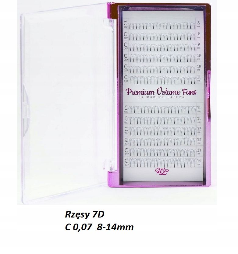  Slay wimpern 4d mix mischen d 0,07mm 8-14 wonder lashes wonderlashes volume fans