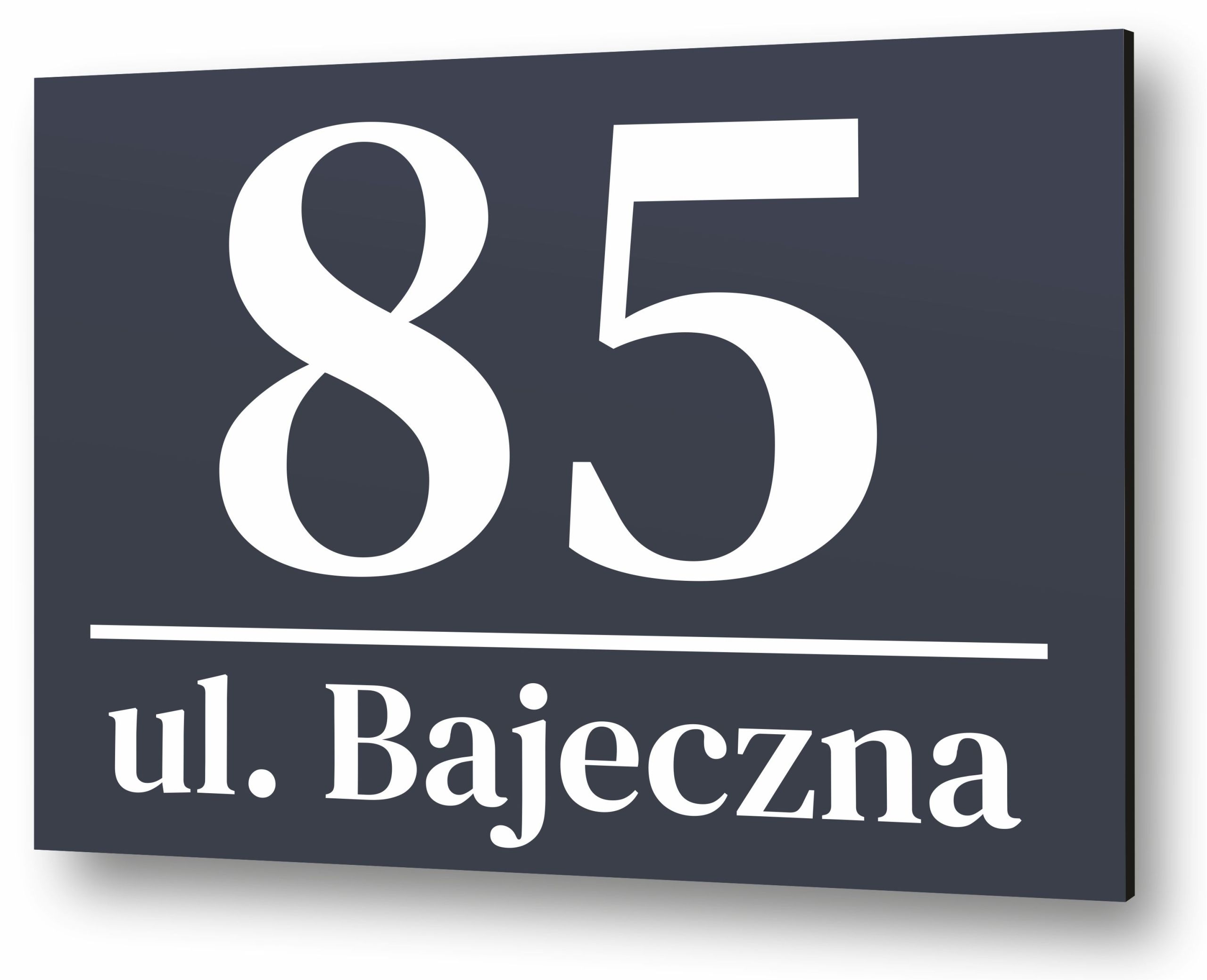  Aliumininė namo adreso lentelė namo numeris apvadai