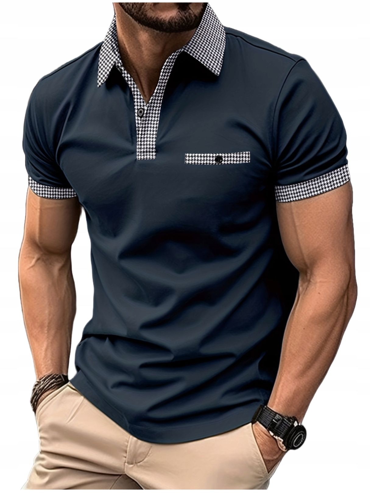  Moodne meeste polo särgid lühikesed varrukad värvid 3xl