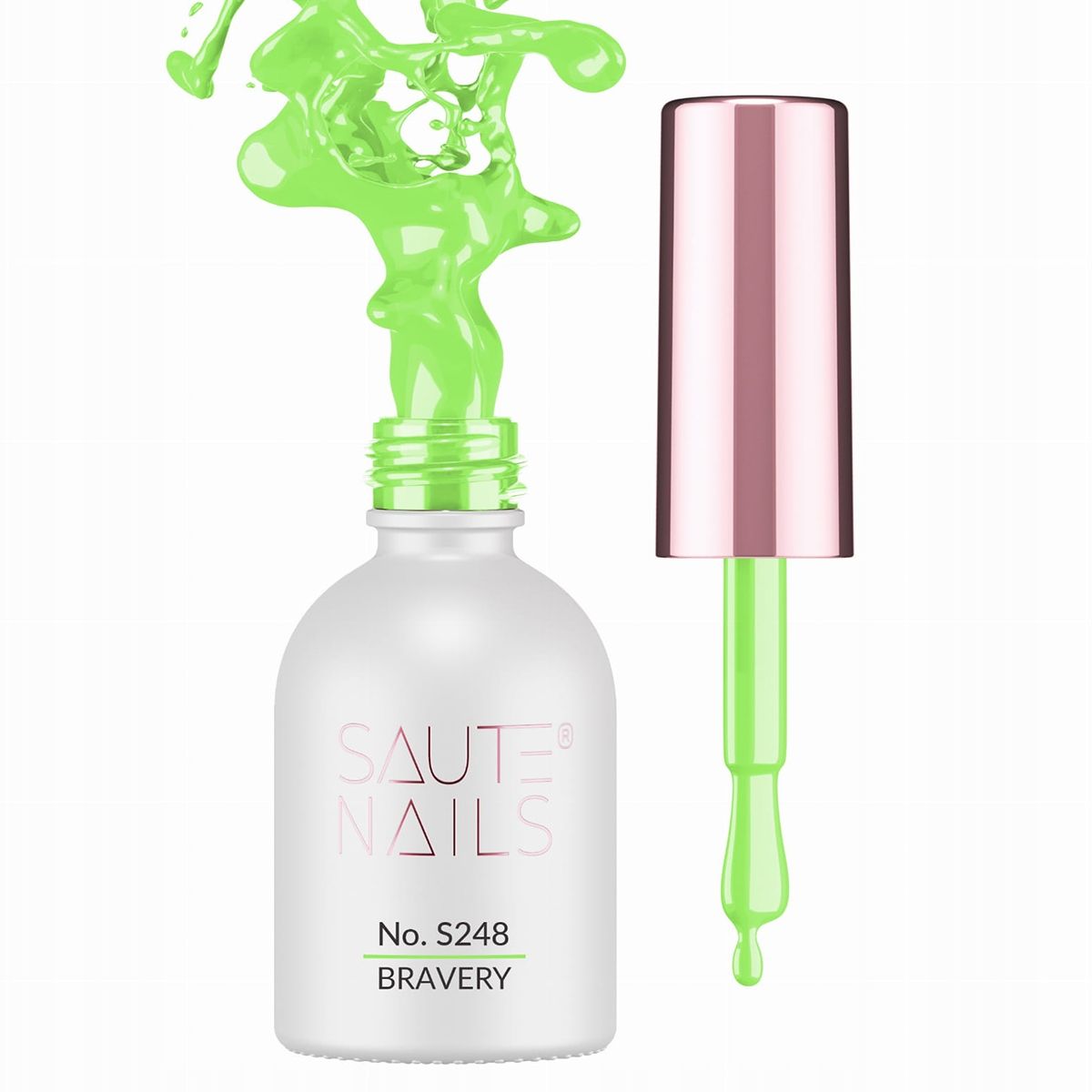  Saute nails hybrid nail polish for nails uv led s161 red lips red 8ml