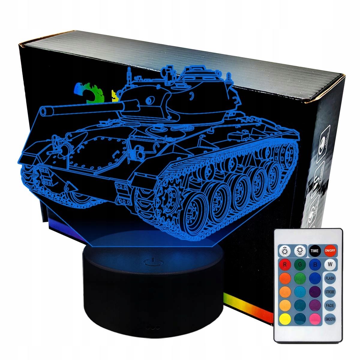  Noční světlo elektrický skútr 3d lampy led