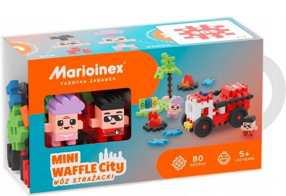  Konstrukcinės kaladėlės mini vaflinės 300 dalių