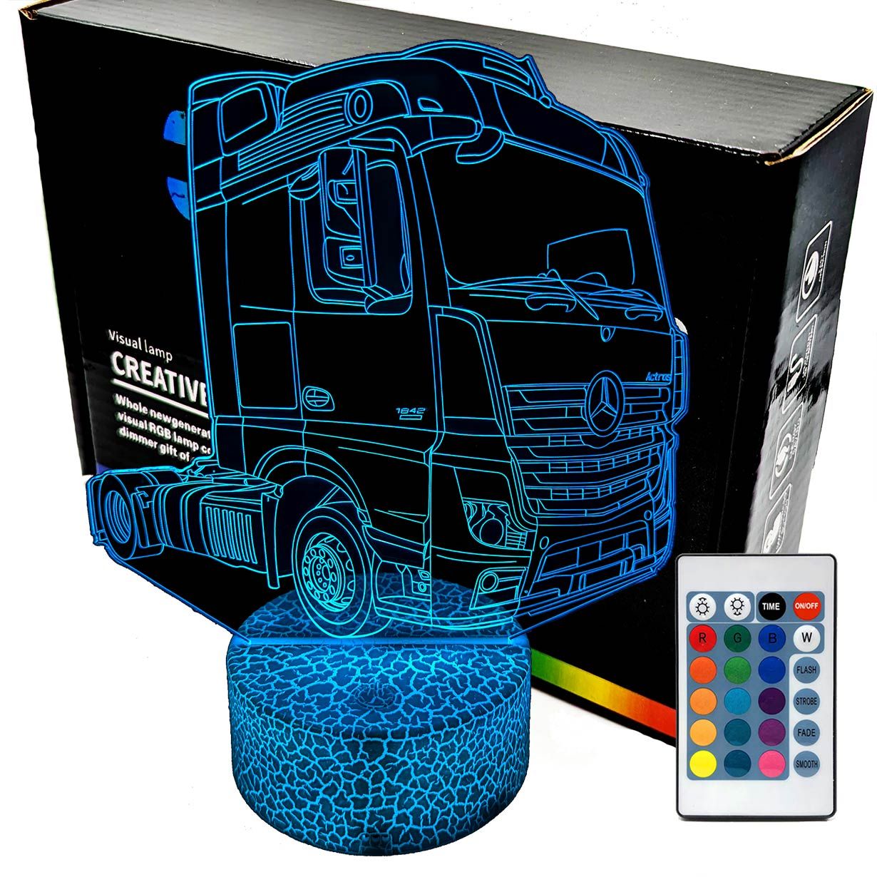  3d naktinė lemputė lempų daugiaspalvis