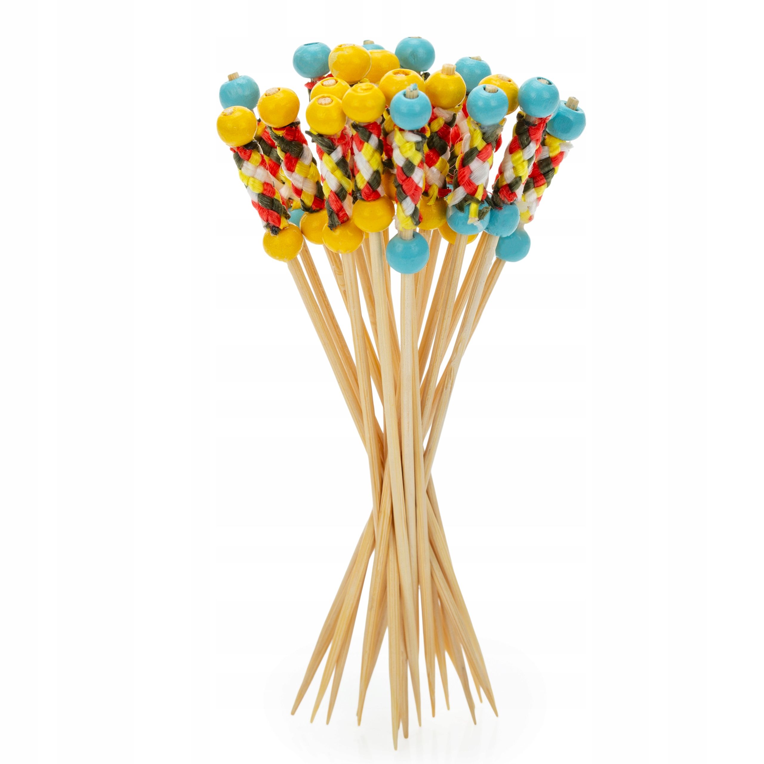 Klebt dekorativ snack-pins snacks rosa bälle 12cm 100 stück