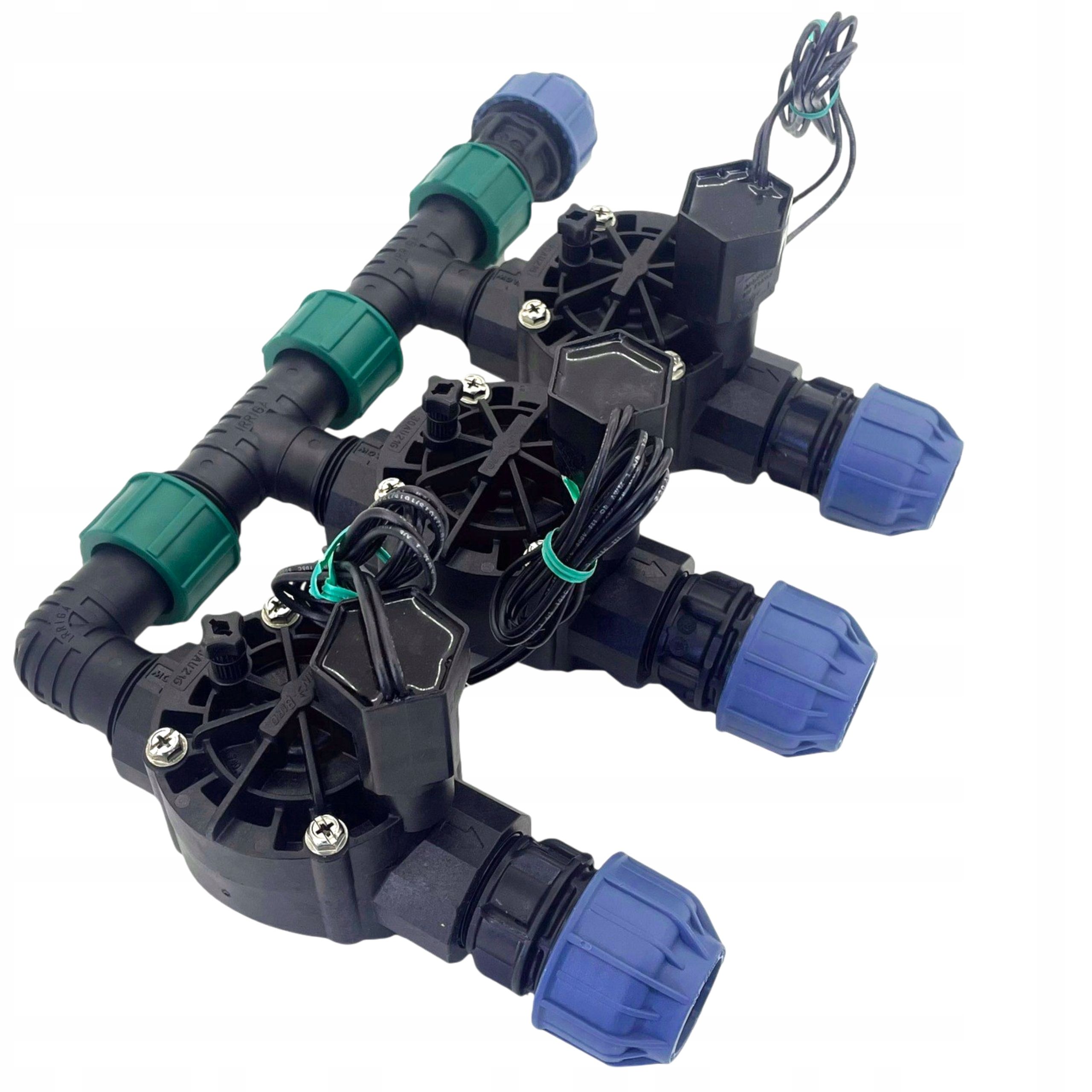  Set automatic irrigation garden 4 sections 12 sprinklers + box