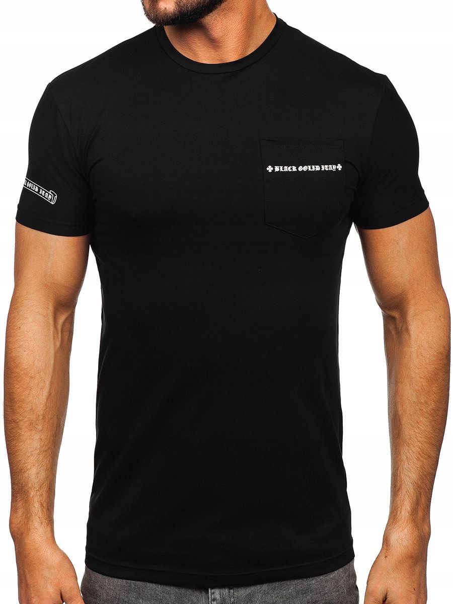 Herren-t-shirts rundhalsausschnitt denley größe m