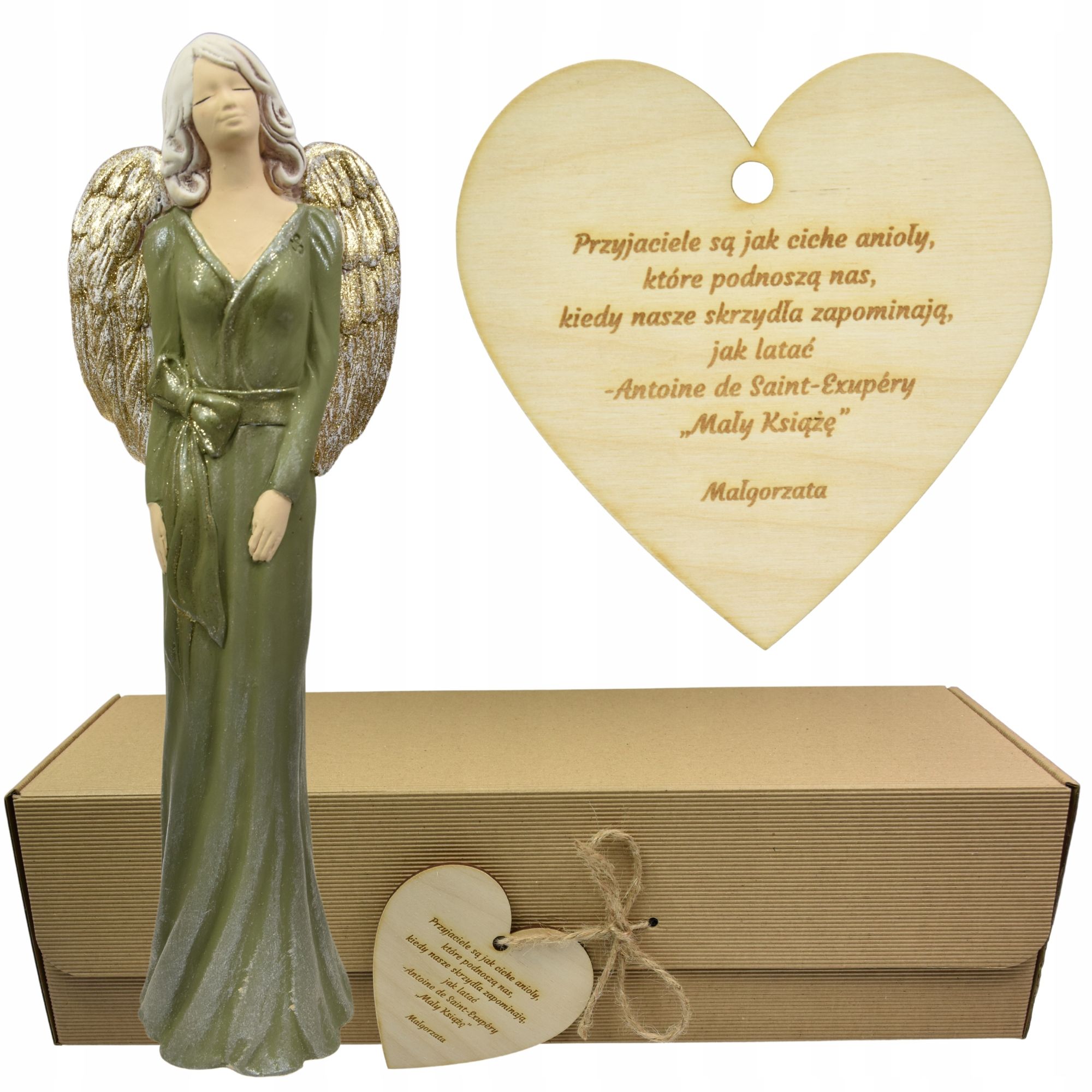  Angel figurine large adornment gift colour engraving
