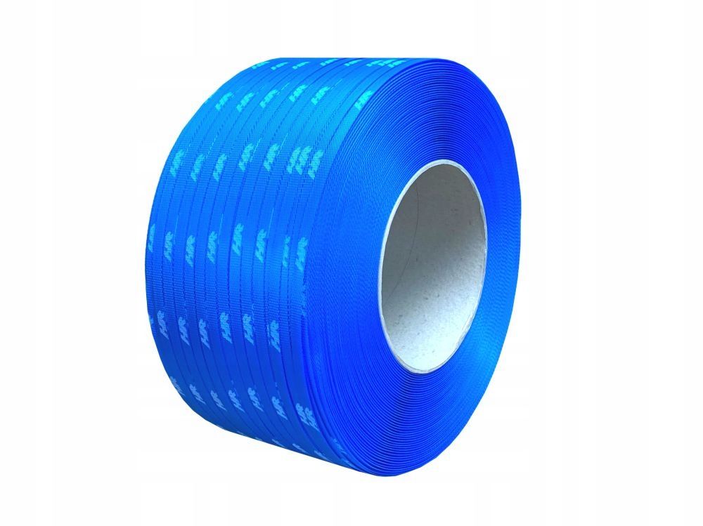  Binding tape pp 12 x 0.60 polypropylene white printout red logo