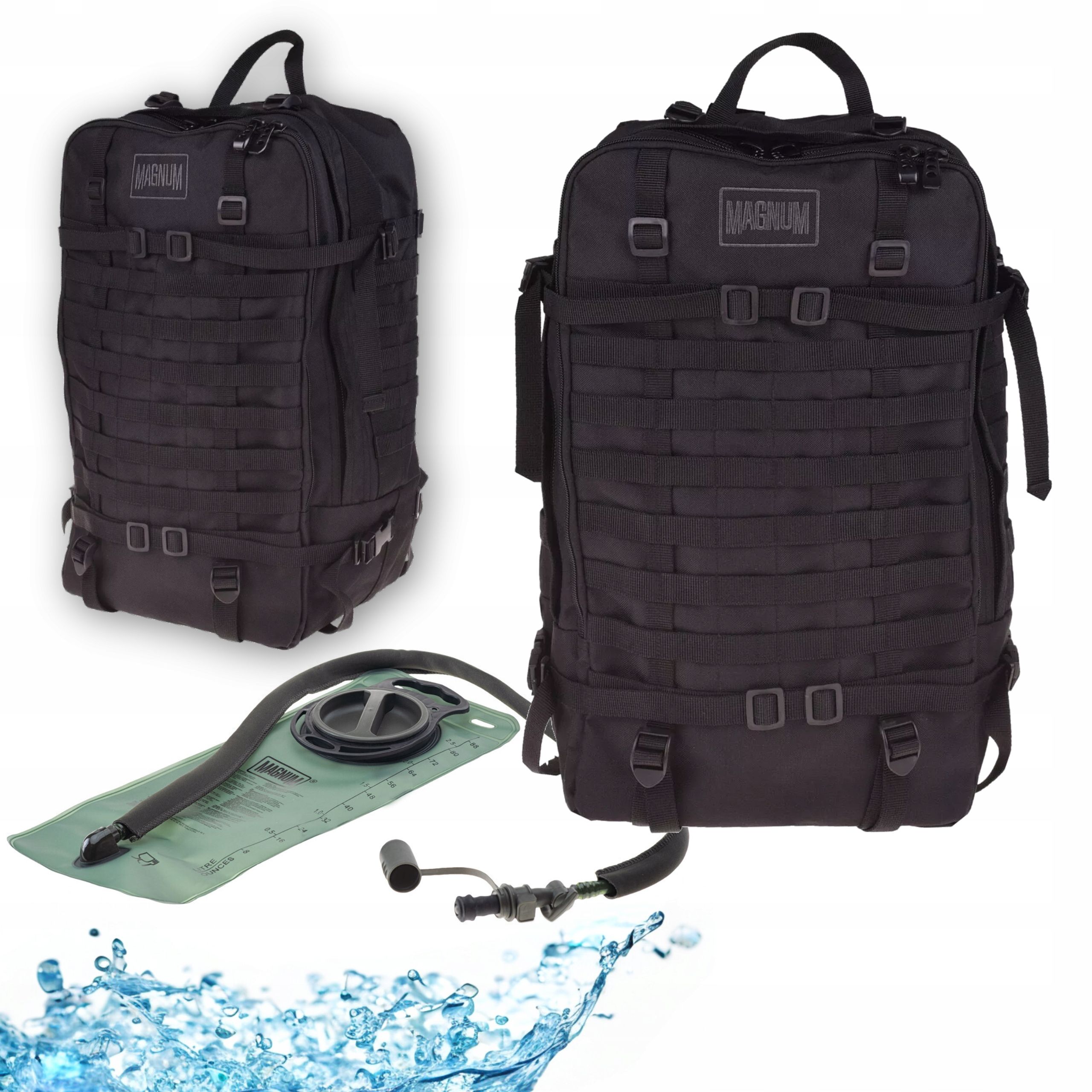  Tūristu taktiskā mugursoma 45l ar ūdens ietilpība 2,5l kopa survival